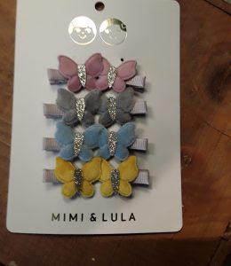 Clips cheveux papillon