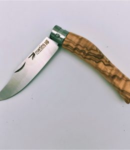 COUTEAU DE POCHE EN BOIS D’OLIVIER TAILLE L « Le Traditionnel »