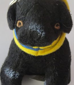 Porte clés peluche noir