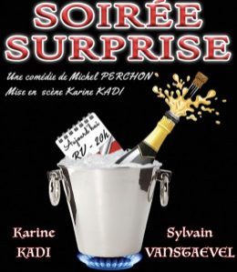 Karine Kadi et Sylvain Vanstaevel dans « Soirée surprise »